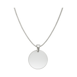 CHARM CIRCULO PLATEADO