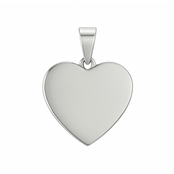 CHARM CORAZON PLATEADO