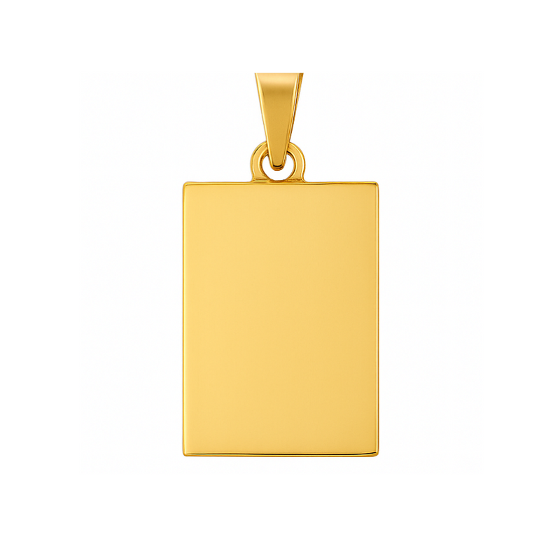 CHARM CUADRADO DORADO