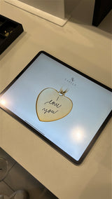 CHARM CORAZON DORADO